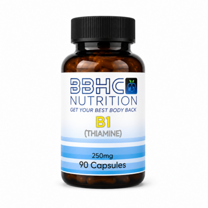 B1 Thiamine Capsules – 90 caps (250mg)
