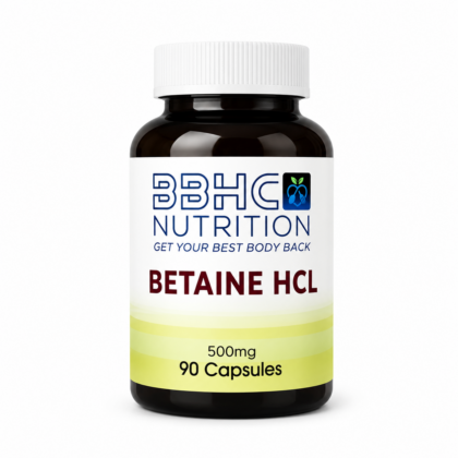 Betaine HCL – 90 caps (500mg)