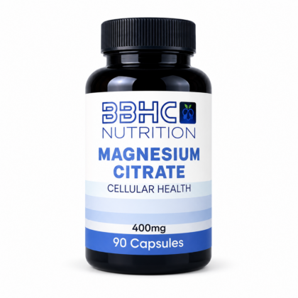 Magnesium Citrate Capsules - 90 caps (400mg)