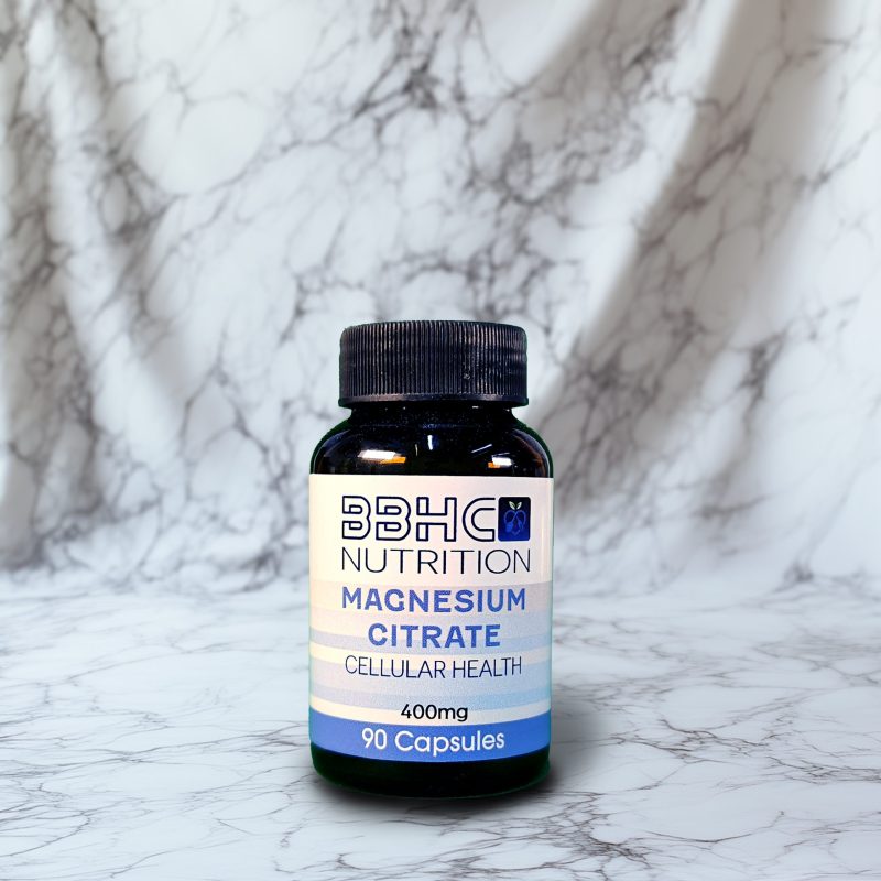 Magnesium Citrate Capsules - 90 caps (400mg)