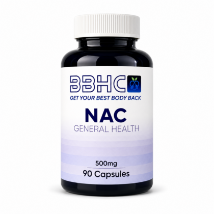 NAC N-AcetylCysteine Capsules - 90 caps (500mg)