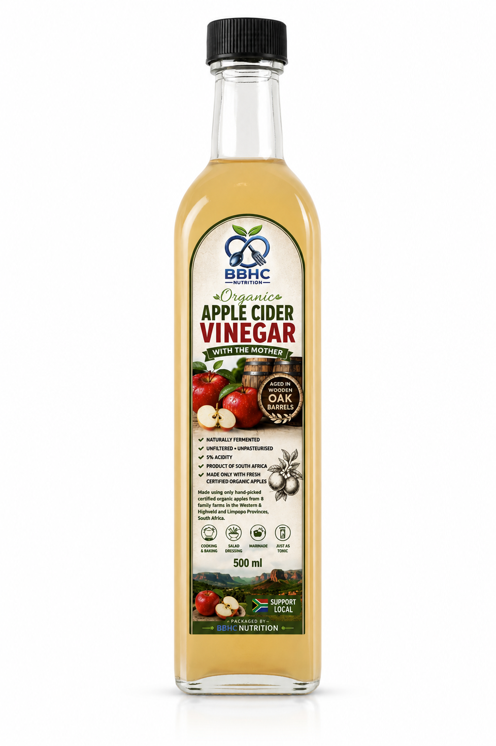 Organo Apple Cider Vinegar (500ml)