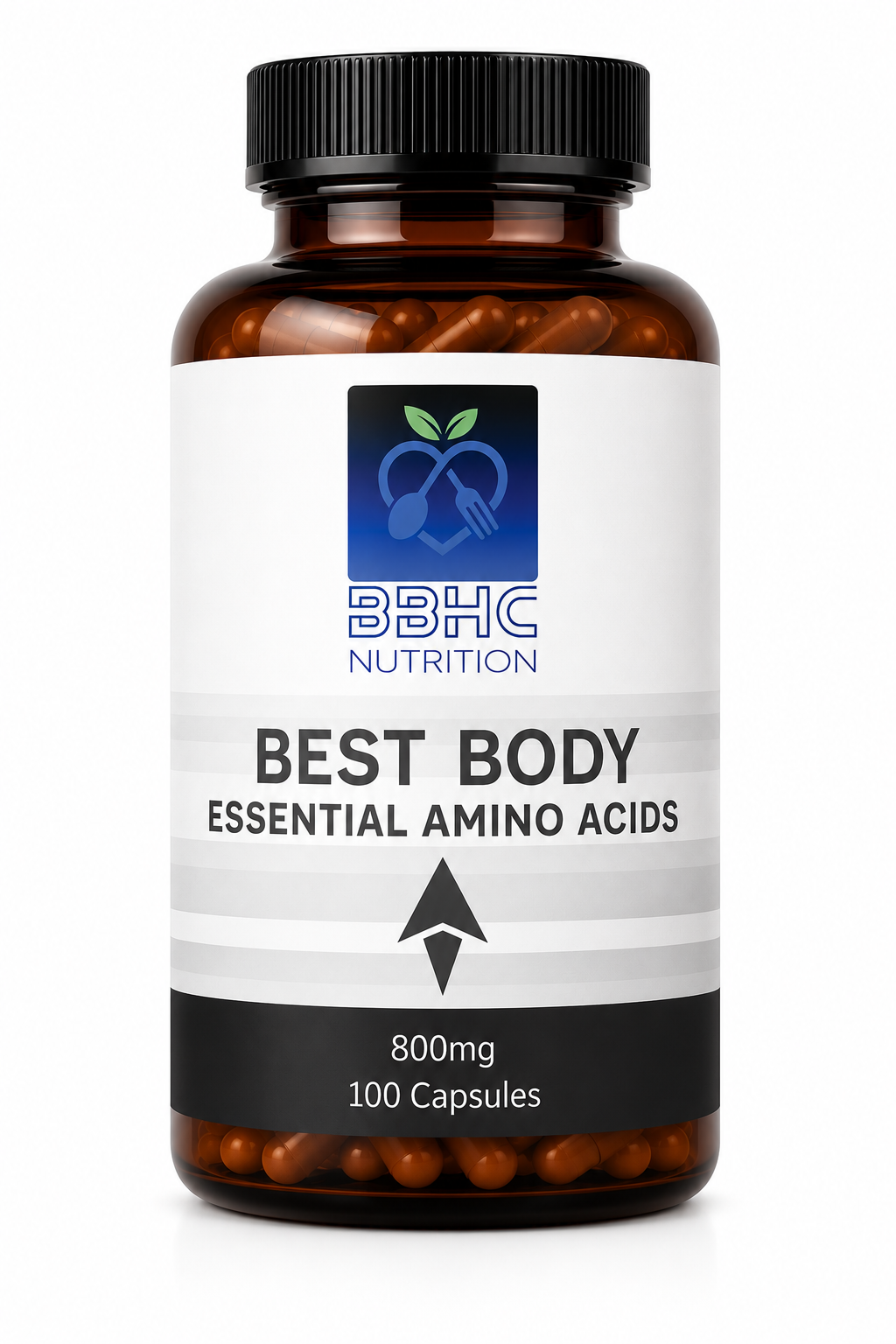 Best Body Essential Amino Acids 800mg Capsules (100)